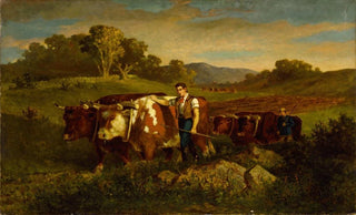 Edward Mitchell Bannister - Herdsmen with Cows.webp