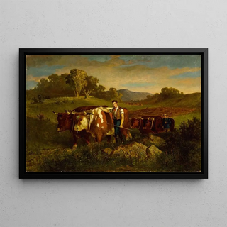 Edward Mitchell Bannister - Herdsmen with Cows.webp