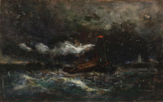 Edward Mitchell Bannister - Squall Brenton Light.webp
