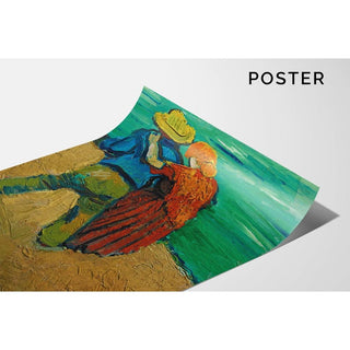 Églogue en Provence - Un Couple d'Amoureux - Vincent van Gogh | Reproduction Tableau Décoration murale affiche copie