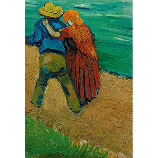 Églogue en Provence - Un Couple d'Amoureux - Vincent van Gogh | Reproduction Tableau Décoration murale affiche copie
