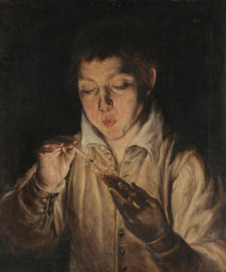 El Greco Domenikos Theotokopoulos - Boy Blowing an Ember.webp
