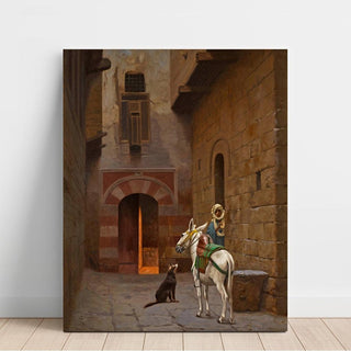 En attendant le maître - Jean-Léon Gérôme | Reproduction Tableau Décoration murale affiche copie