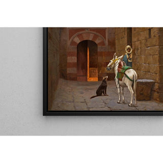 En attendant le maître - Jean-Léon Gérôme | Reproduction Tableau Décoration murale affiche copie