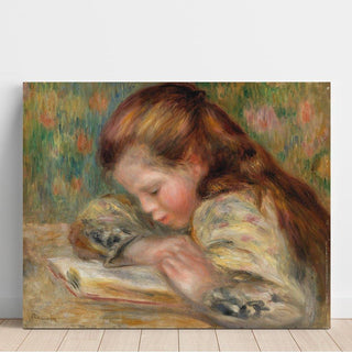 Enfant lisant - Pierre-Auguste Renoir | Reproduction Tableau Décoration murale affiche copie