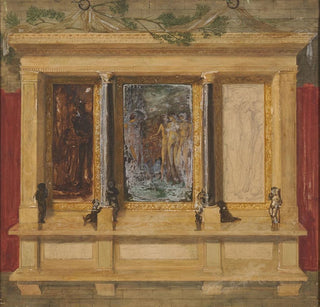 Étude de composition pour le triptyque de Troie - Sir Edward Coley Burne-Jones