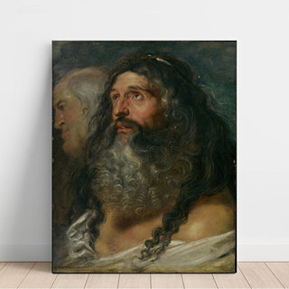 Étude de deux têtes - Peter Paul Rubens | Reproduction Tableau Décoration murale affiche copie