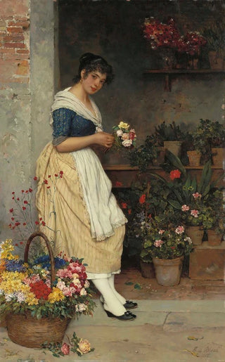 Eugen von Blaas - The Fairest Rose.webp
