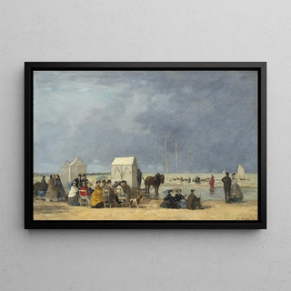 Eugne Boudin - Bathing Time at Deauville.webp