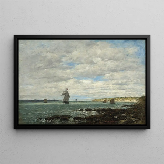 Eugne Boudin - Coast of Brittany.webp
