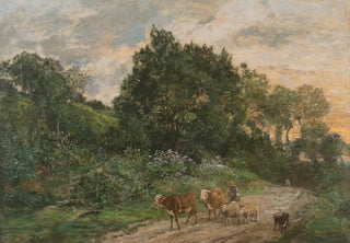 Eugne Boudin - La rentre du troupeau.webp