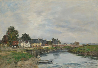 Eugne Boudin - Touques le vieux port mare basse.webp