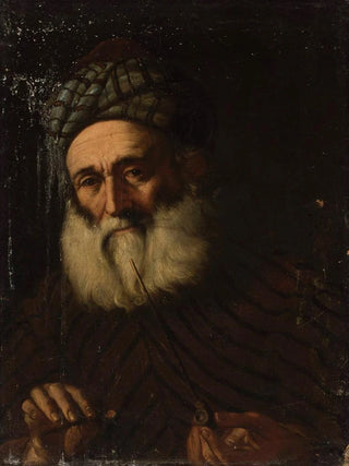 Feliks Pczarski - Study of a man smoking a pipe.webp