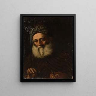 Feliks Pczarski - Study of a man smoking a pipe.webp