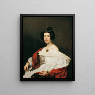 Ferdinand Georg Waldmller - The wife of court official Josef von Stadler.webp