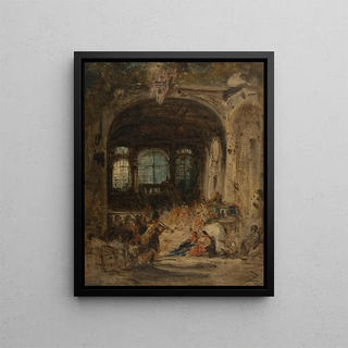 Flix Ziem - Fte dans un palais Naples.webp