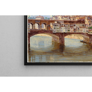 Florence, Ponte Vecchio - Antonietta Brandeis | Reproduction Tableau Décoration murale affiche copie