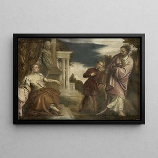Follower Of Paolo Veronese - The Choice between Virtue and Passion.webp