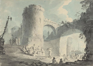 Follower of ClaudeJoseph Vernet - Port Scene.webp