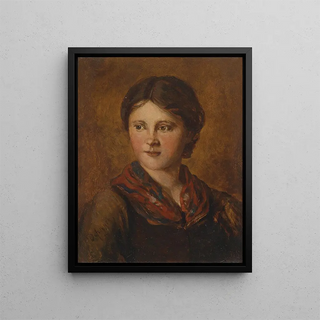 Franz von Defregger - Tiroler Dirndl.webp