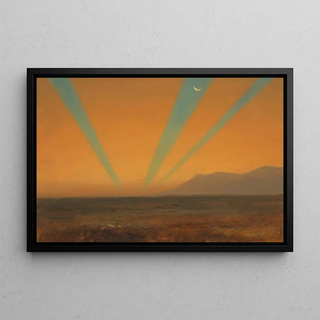 Frederic Edwin Church - Landscape with Sunset.webp