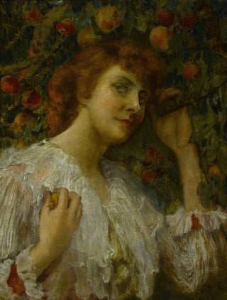 Frederick Arthur Bridgman - Lady with Peaches.webp