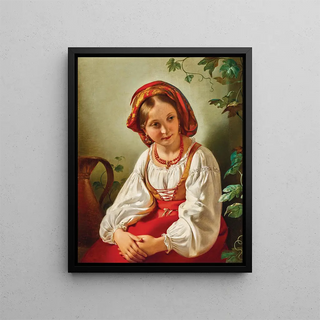 Friedrich von Amerling - An Italian Girl.webp