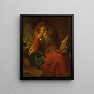 Friedrich von Amerling - Scholar in his study.webp