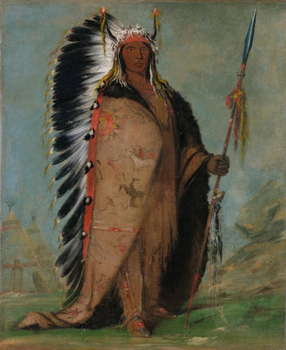 George Catlin - EehSPa Black Rock a Two Kettle Chief.webp