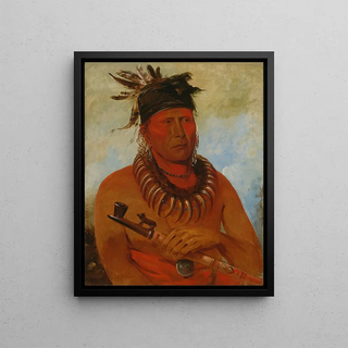 George Catlin - HwCheKeSgGa He Who Kills The Osages Chief of The Tribe.webp