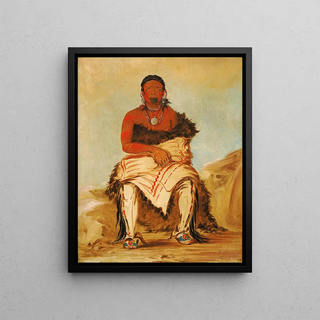 George Catlin - LShahLeStwHix Man Chief a Republican Pawnee.webp