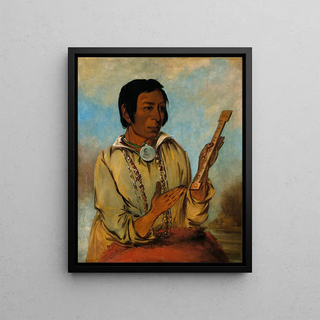 George Catlin - MaSheNa Elks Horns a Subchief.webp