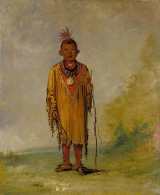 George Catlin - MeSuWahk Deers Hair Favorite Son of KeeOKk.webp