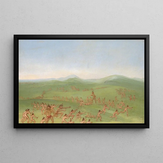 George Catlin - Sham Fight Mandan Boys.webp