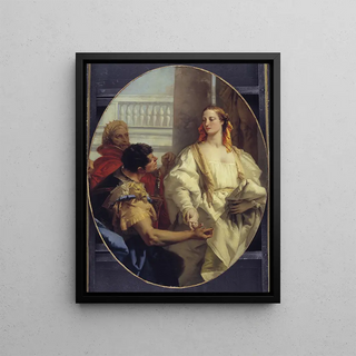 Giovanni Battista Tiepolo - Latinus Offering his Daughter Lavinia to Aeneas in Matrimony.webp