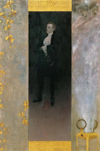 Gustav Klimt - Josef Lewinsky als Carlos in Clavigo.webp