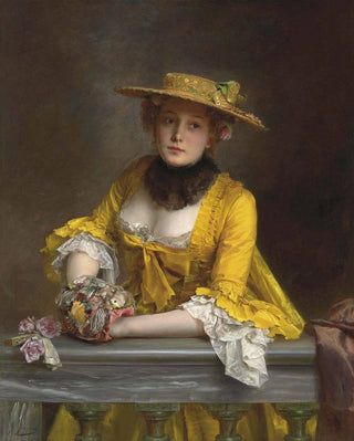 Gustave Jean Jacquet - The Yellow Dress.webp