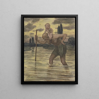 Hans Thoma - Saint Christopher.webp