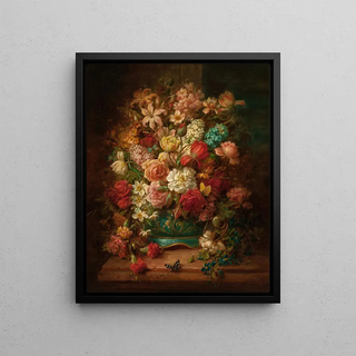 Hans Zatzka - Still Life with Flowers and Butterflies.webp