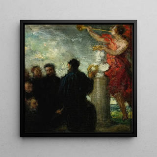 Kunstdruck | Hommage à Eugène Delacroix - Henri Fantin-Latour