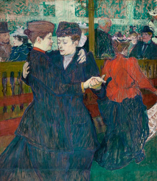 Henri de ToulouseLautrec - At the MoulinRouges Two Women Walzing.webp