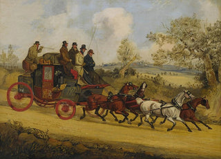 Henry Thomas Alken - Full Tilt And Knee DeepA Pair.webp