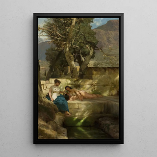 Henryk Siemiradzki - At the fountain head Roman idyll.webp