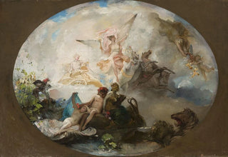 Henryk Siemiradzki - Aurora plafond project.webp