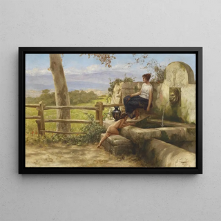 Henryk Siemiradzki - Przy fontannie.webp