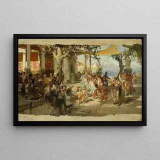 Henryk Siemiradzki - Sketch for Judgement of Paris.webp