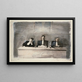 Honor Daumier - The Three Judges.webp