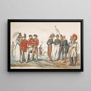 Horace Vernet - Officiers anglais et franais discutant.webp