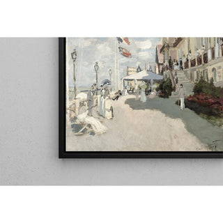 Hôtel des Roches Noires, Trouville de Claude Monet | Reproduction Tableau Décoration murale affiche copie