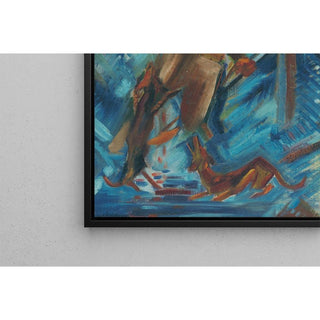 Hunter with a Fox in His Hand 1940 - Arnold Peter Weisz-Kubínčan | Reproduction Tableau Décoration murale affiche copie